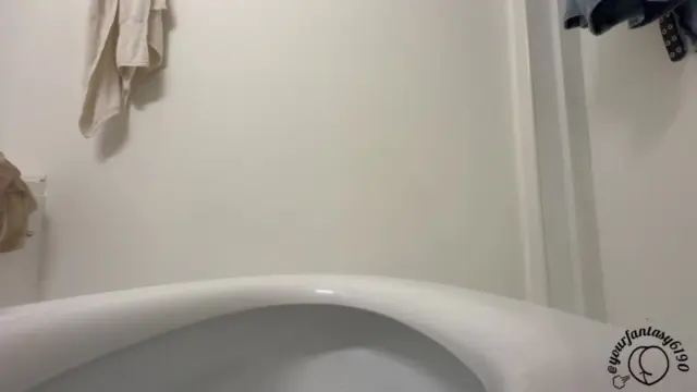 Big Poop in Toilet -Back View
